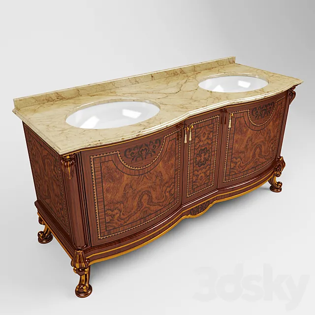 Bollard washbasin Marzorati Princesse 3D Model Bollard washbasin Marzorati Princesse 3D Model