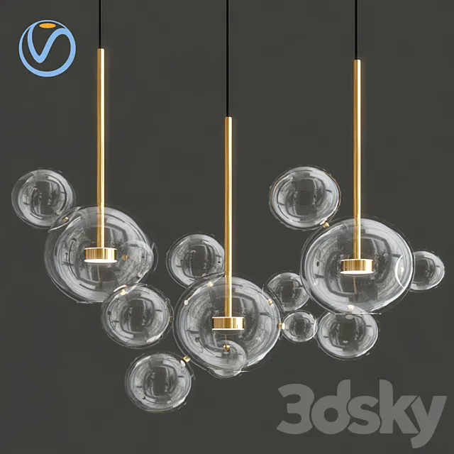 Bolle Linear 14 Bubbles 3D Model Bolle Linear 14 Bubbles 3D Model