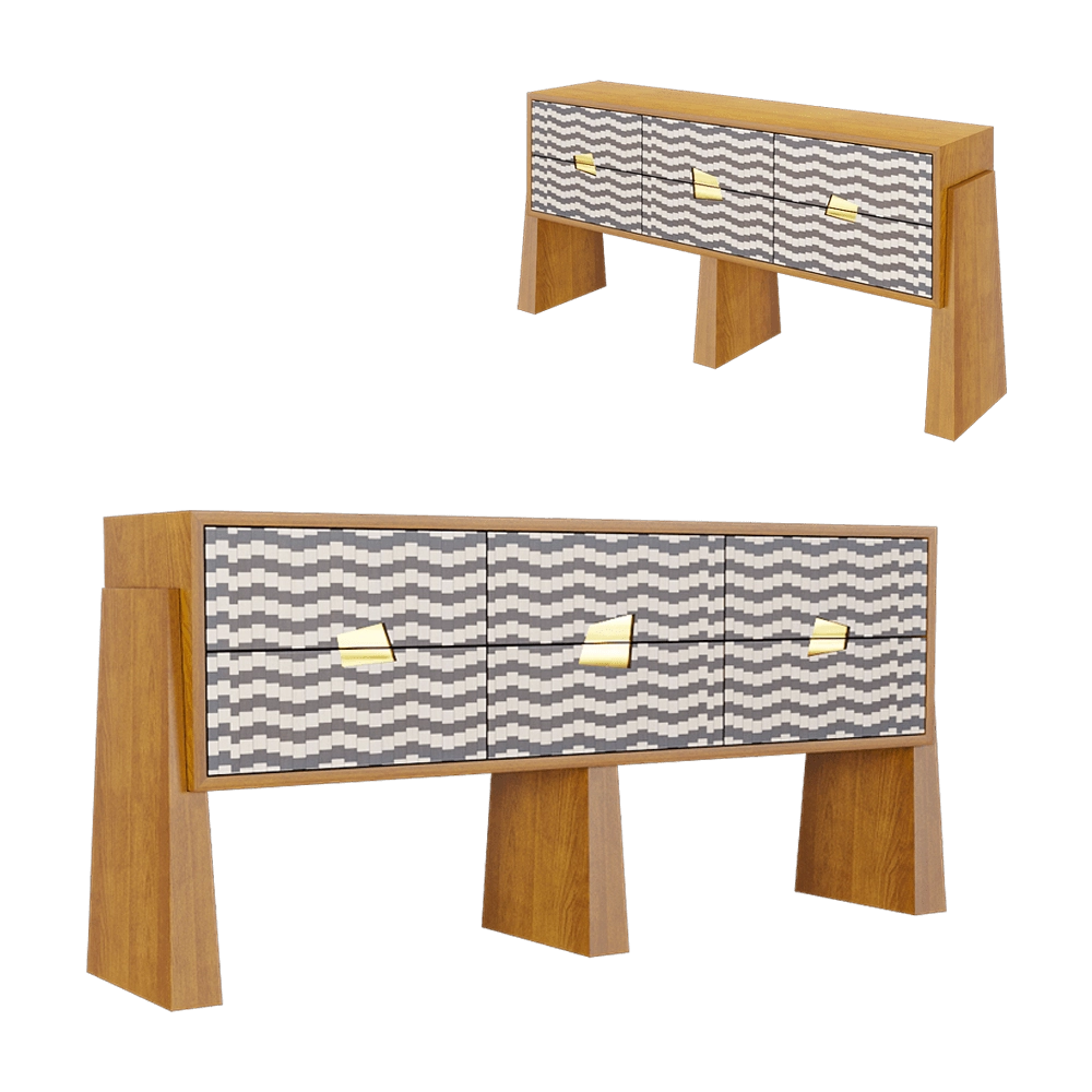 BOLLU – Chest of drawers ARMADILLO CA002 3D Model