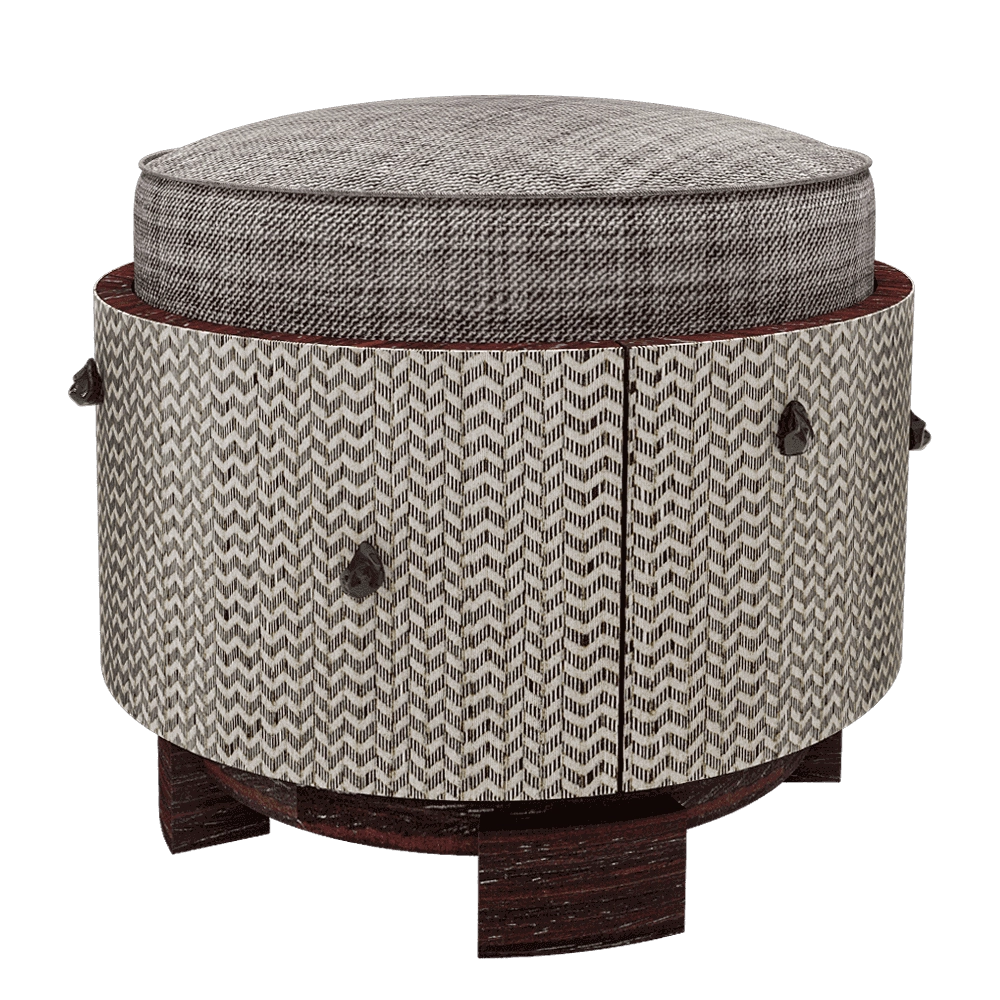 BOLLU – Pouf Вarrel PUF017 3D Model BOLLU – Pouf Вarrel PUF017 3D Model