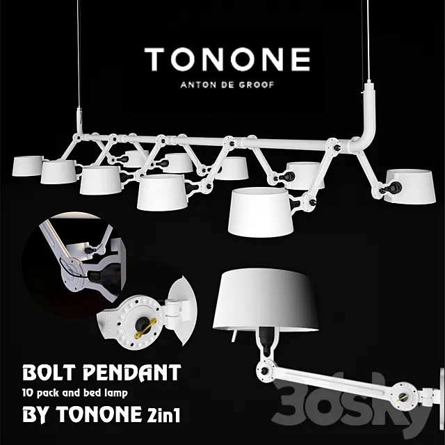 Bolt Pendant By Tonone 3D Model Bolt Pendant By Tonone 3D Model