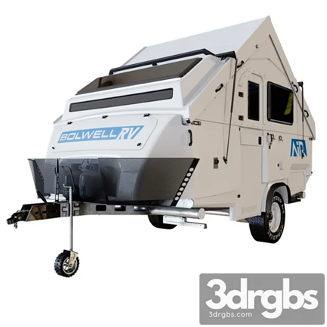 Bolwell air compact caravan camper trailer 3D Model Download
