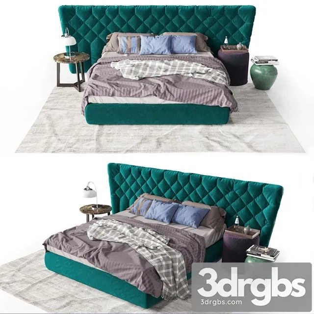 Bolzan – bedroom set selene 2 3D Model Download Bolzan – bedroom set selene 2 3D Model Download