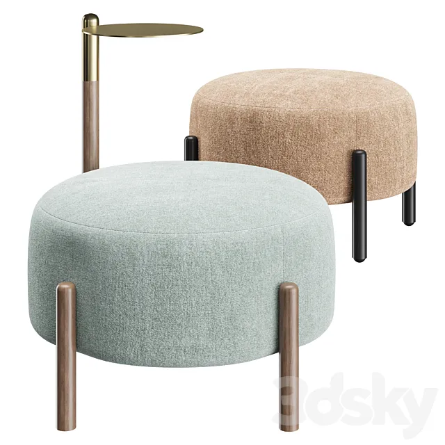 Bolzan Letti FLAG | pouf 3DModel