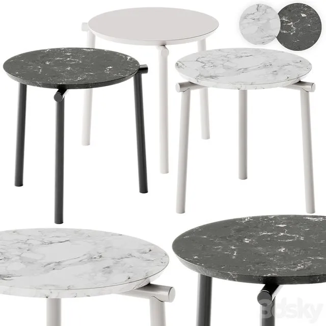 Bolzan Letti JACK Side Table 3D Model