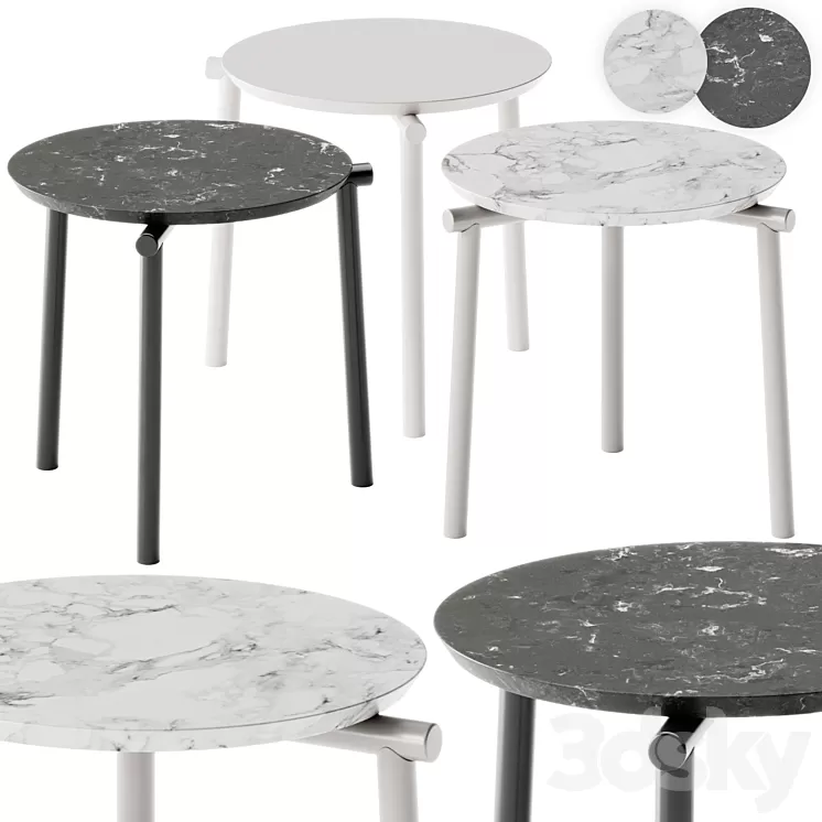 Bolzan Letti JACK Side Table 3D Model Free Download