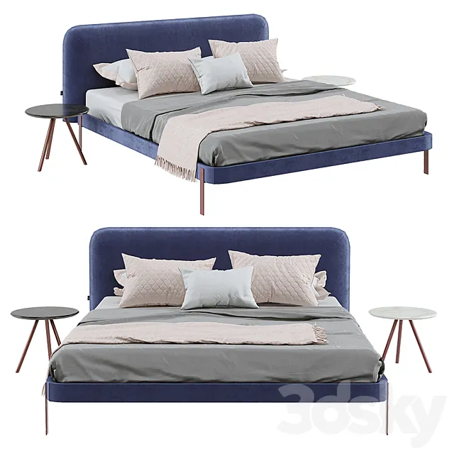 Bolzan letti Joy Sottile Bed 3DModel Bolzan letti Joy Sottile Bed 3DModel