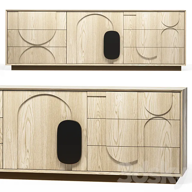 Boma Sideboard Caffelatte 3DModel