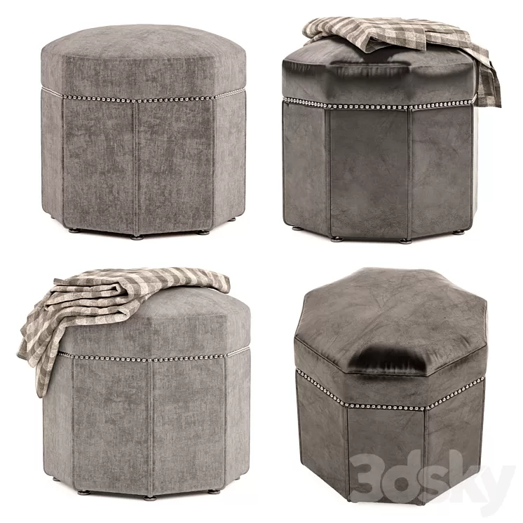 Bombay Stool 3D Model Bombay Stool 3D Model