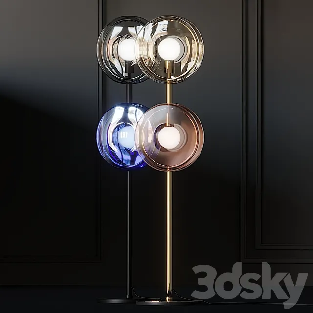 BOMMA ORBITAL Crystal Floor lamps 3DModel BOMMA ORBITAL Crystal Floor lamps 3DModel