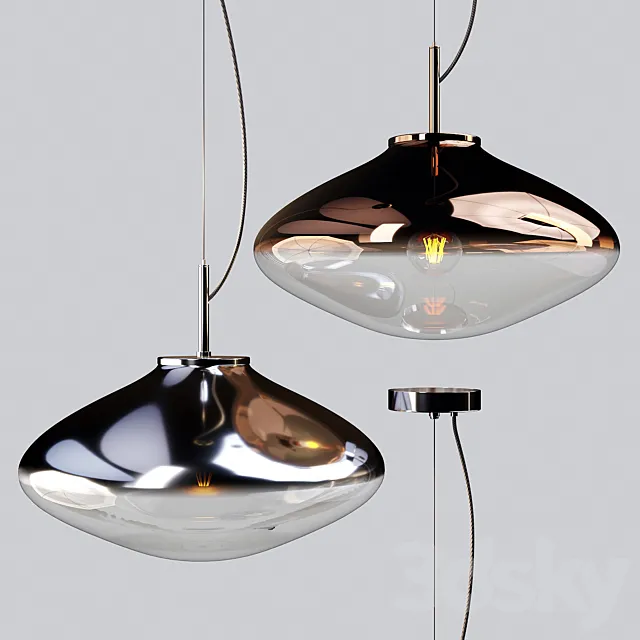 Bomma: Pendant Lamp – Disc 3D Model