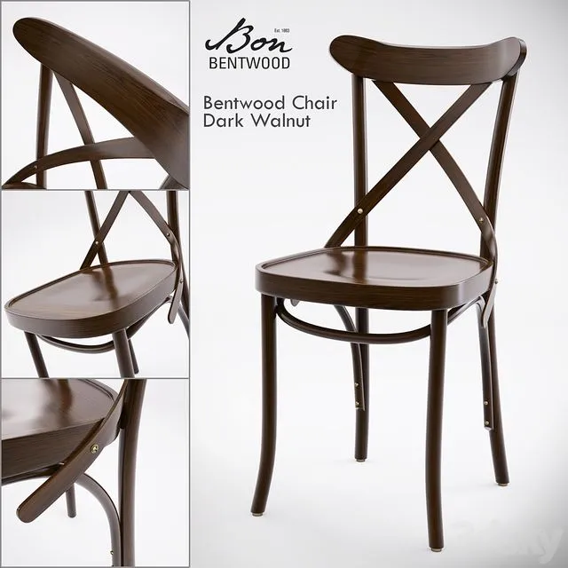 Bon Bentwood Chair 3D Model