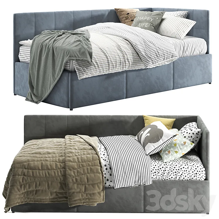 Bon corner bed 3D Model Free Download Bon corner bed 3D Model Free Download