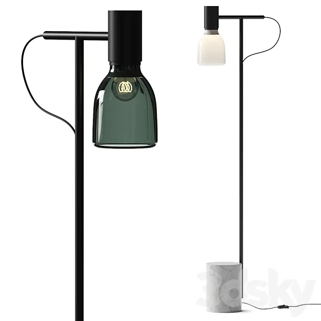 Bonaldo Acquerelli Floor Lamp 3DModel Bonaldo Acquerelli Floor Lamp 3DModel