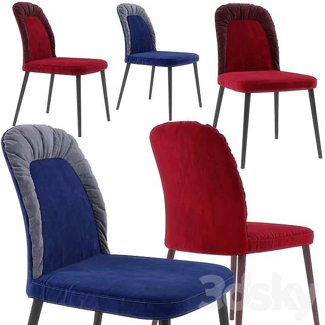 Bonaldo Benedetta chair 3D Model Bonaldo Benedetta chair 3D Model