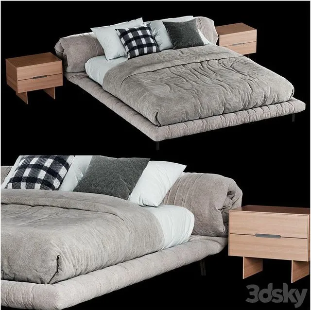 Bonaldo blanket 3D Model Bonaldo blanket 3D Model