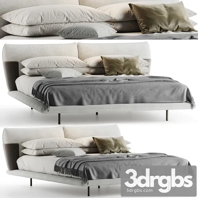 Bonaldo Blend Bed 1 3D Model Download Bonaldo Blend Bed 1 3D Model Download