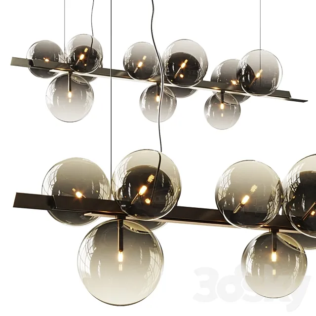 Bonaldo Bon Ton 11 Pendant Lamp 3DModel Bonaldo Bon Ton 11 Pendant Lamp 3DModel