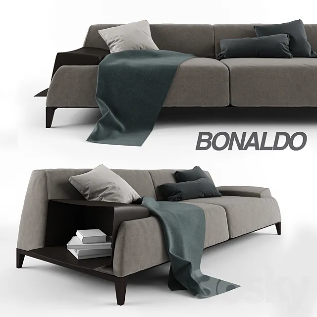 Bonaldo Cave Sofa 240 3D Model Bonaldo Cave Sofa 240 3D Model