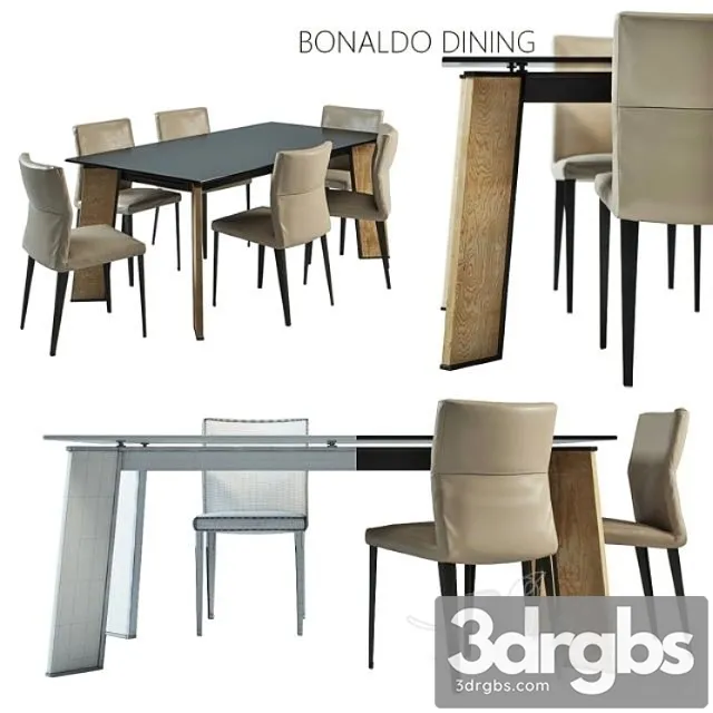 Bonaldo Dining 3D Model Download Bonaldo Dining 3D Model Download