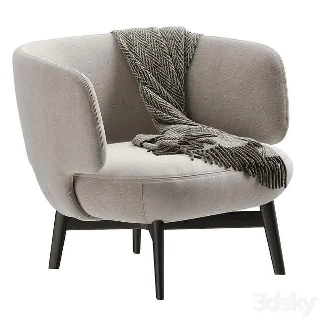 Bonaldo Doge Armchair 3D Model