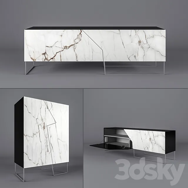 Bonaldo doppler k-sideboard 3D Model Bonaldo doppler k-sideboard 3D Model