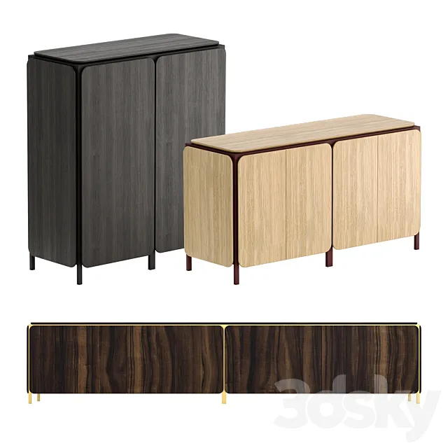 Bonaldo Frame Sideboard 3DModel Bonaldo Frame Sideboard 3DModel