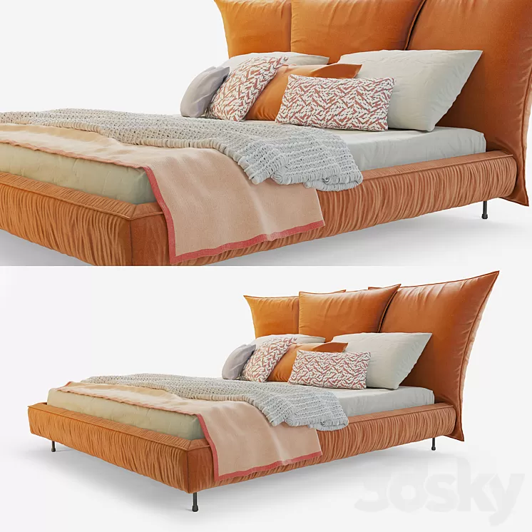 Bonaldo madame c bed 3D Model