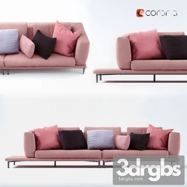 Bonaldo Marcu Sofa 3D Model Download