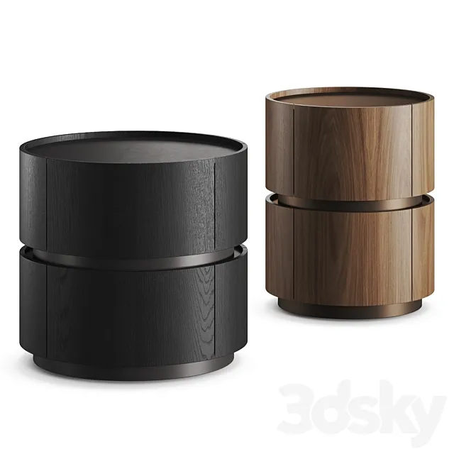Bonaldo Moneypenny Bedside Tables 3D Model