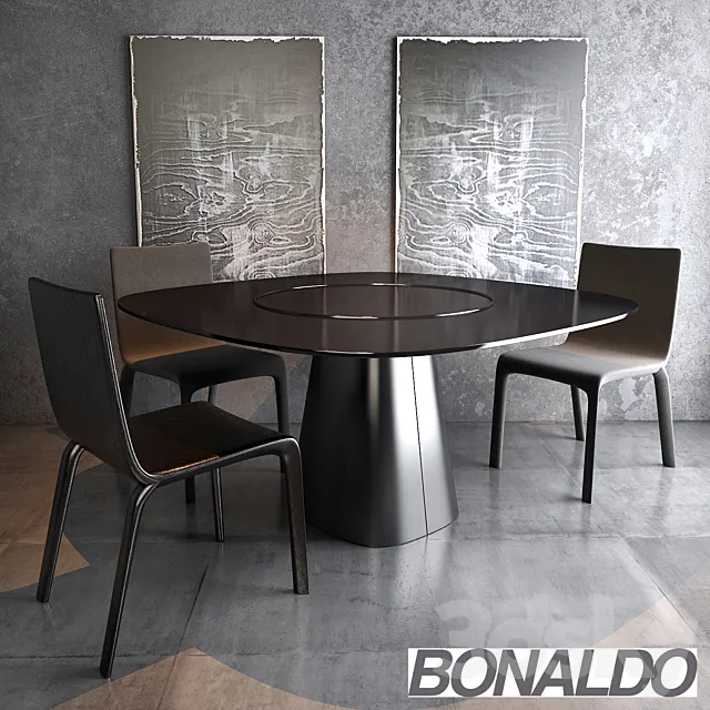 Bonaldo Mythos table 3D Model Bonaldo Mythos table 3D Model