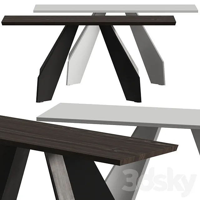 Bonaldo Origami Console Tables 3D Model