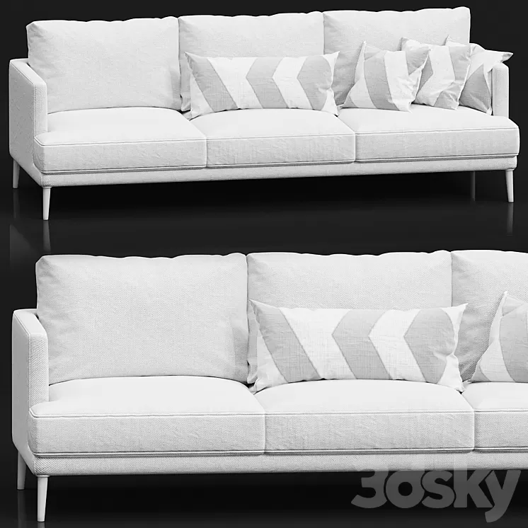 BONALDO PARAISO SOFA 3D Model Free Download