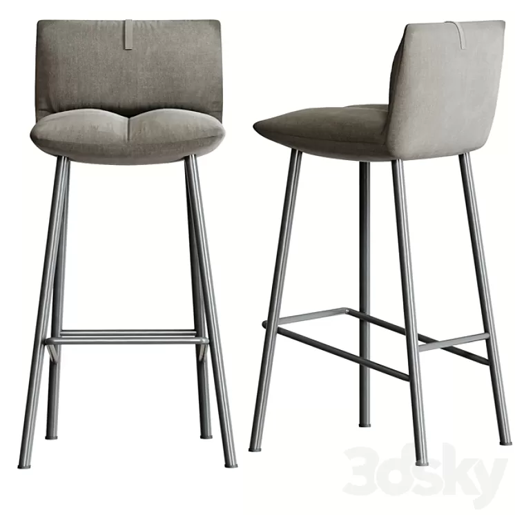 Bonaldo pill too stool 3D Model Bonaldo pill too stool 3D Model