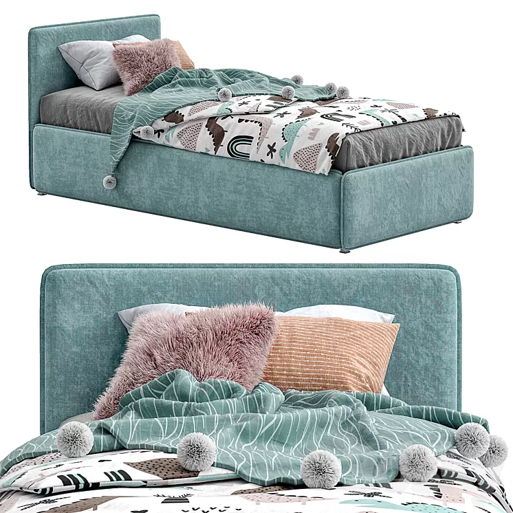 Bonaldo Single beds Titti 3 3D Model