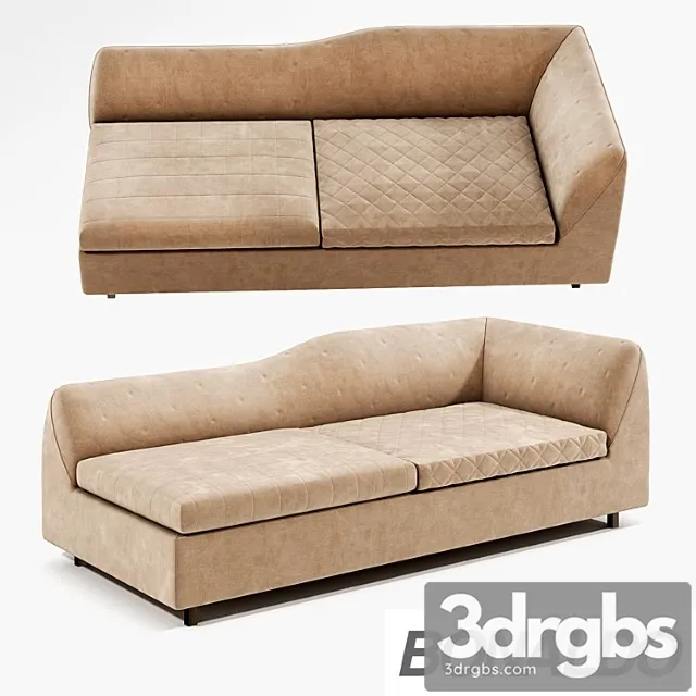 Bonaldo Sinua Sofa Angolare 210 Alto Basso 3D Model Download