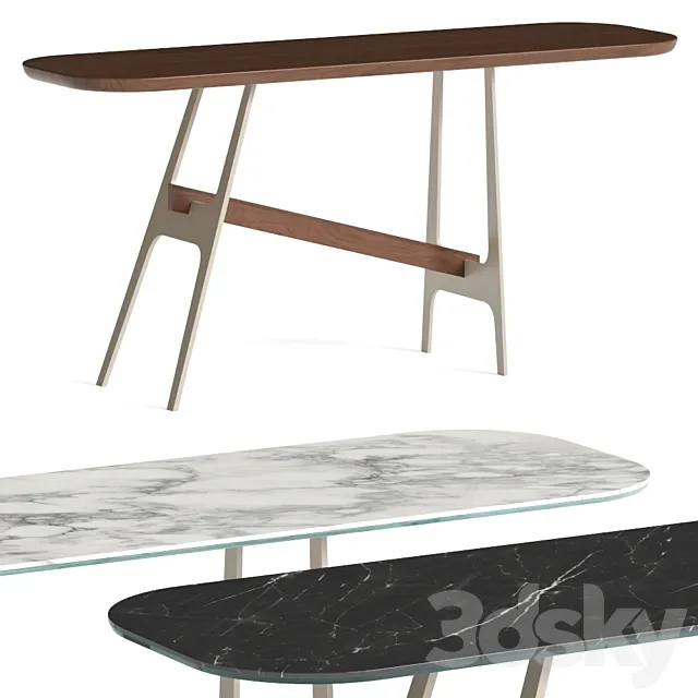 Bonaldo Slot Console Table 3DModel