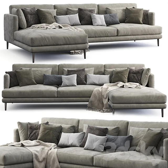 Bonaldo sofa paraiso 3D Model Bonaldo sofa paraiso 3D Model