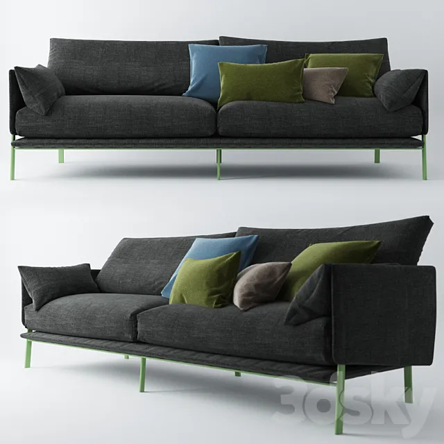 Bonaldo Structure Sofa 3D Model Bonaldo Structure Sofa 3D Model