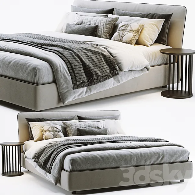 Bonaldo Tonight Bed 3D Model