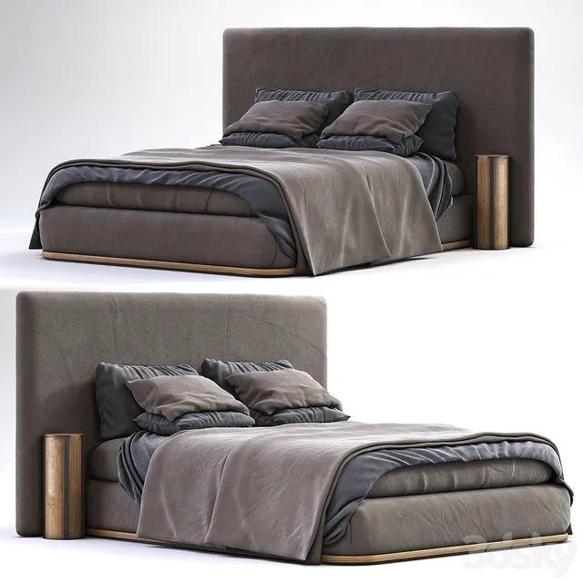 Bonaldo tonight bed 3D Model