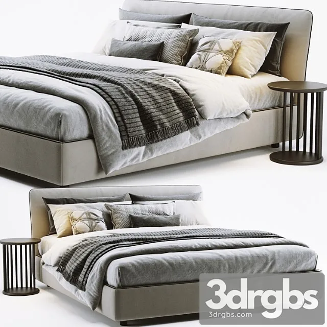 Bonaldo tonight bed_2 2 3D Model Download Bonaldo tonight bed_2 2 3D Model Download