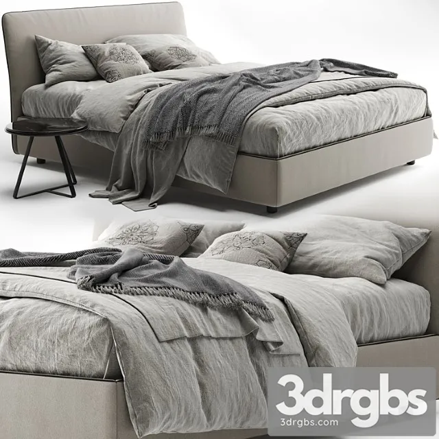 Bonaldo tonight bed_2_2 2 3D Model Download Bonaldo tonight bed_2_2 2 3D Model Download