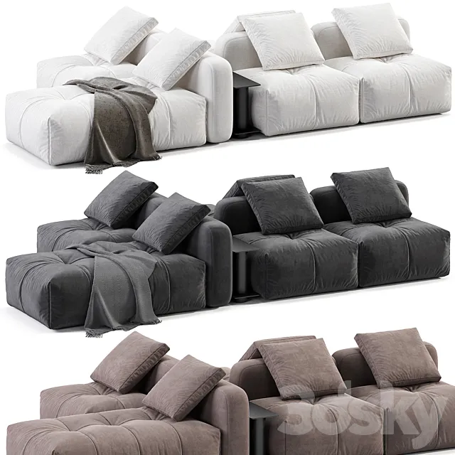 Bonamour Bonaldo Sofa 3D Model Bonamour Bonaldo Sofa 3D Model