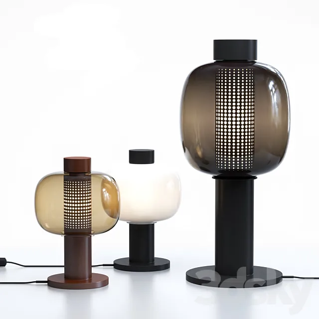 BONBORI Lamps 3D Model BONBORI Lamps 3D Model