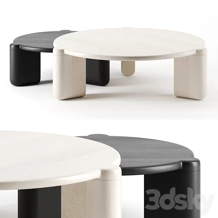 Bone coffee table by Radnor 3D Model Free Download