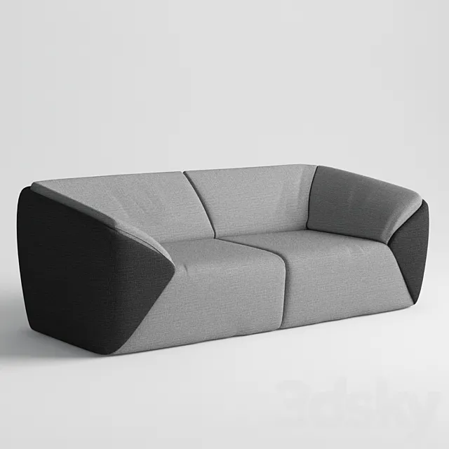 BONELI \ SLICE sofa 3D Model
