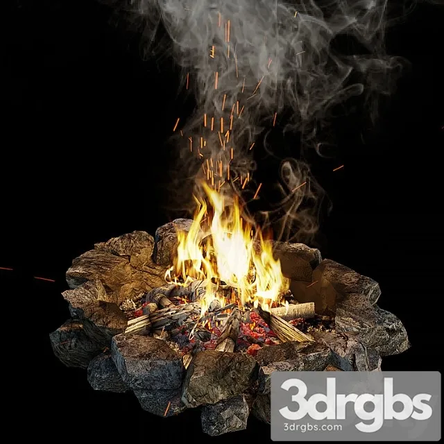 Bonfire 3D Model Download Bonfire 3D Model Download