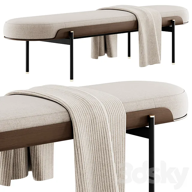 Bonnie Bench by LIV Decora 3D Model