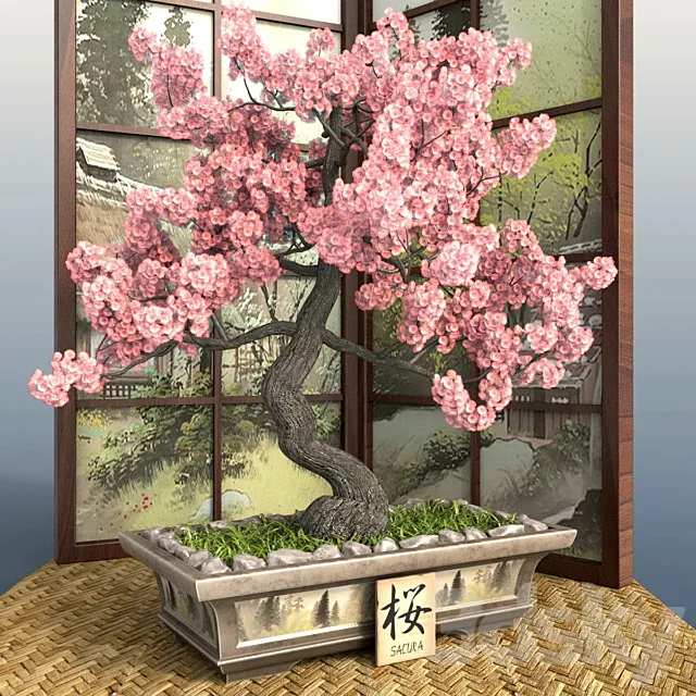Bonsai 1 – Sakura 3DModel Bonsai 1 – Sakura 3DModel